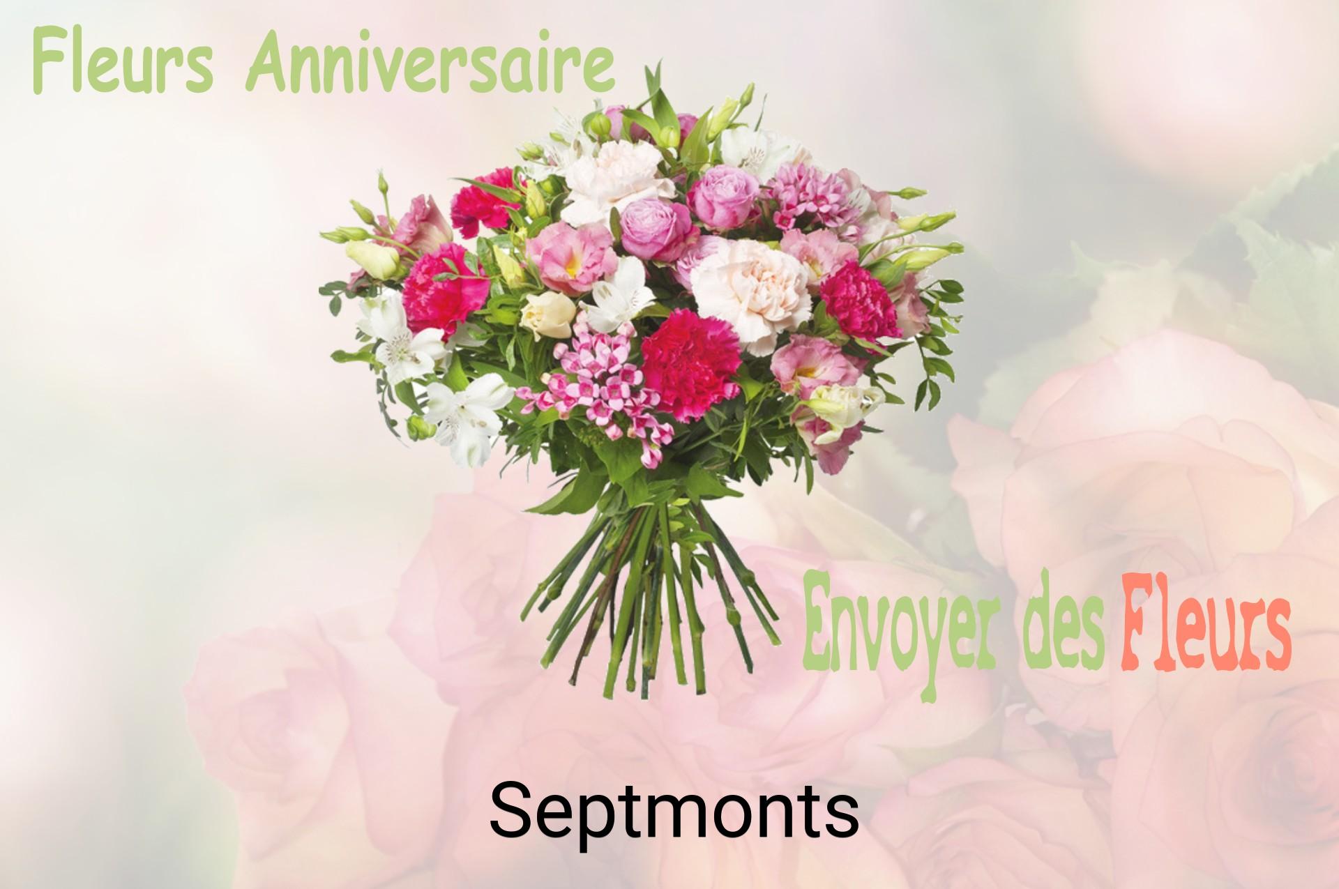 Bouquet de fleurs d’anniversaire livré à Septmonts